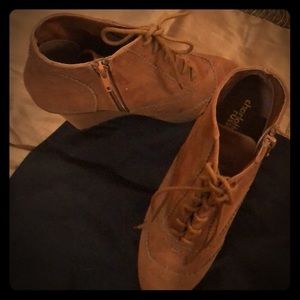 Charlotte Russe Suede wedgies: A kick.